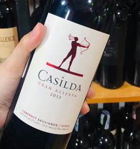 Rượu Casilda Cabernet Sauvignon 13%