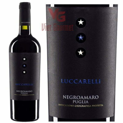 Alternative view of Vang Luccarelli Rosso Negroamaro 14%
