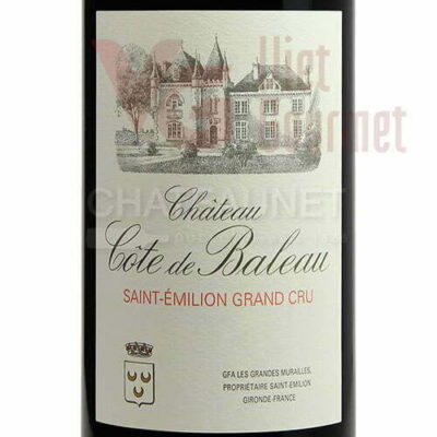 Vang Château Côte de Baleau SAINT ÉMILION Grand Cru Classés 1