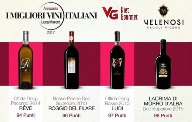 Cantina Velenosi được thành lập với mục đích đạt được sự hài hòa cân đối giữa hương vị và màu sắc rượu vang