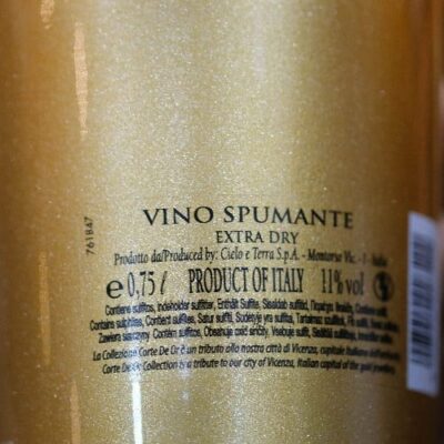 Vang Nổ Sparkling Cuvee Deor The Gold vang y sparkling cuvee deor the gold collection extra dry 5