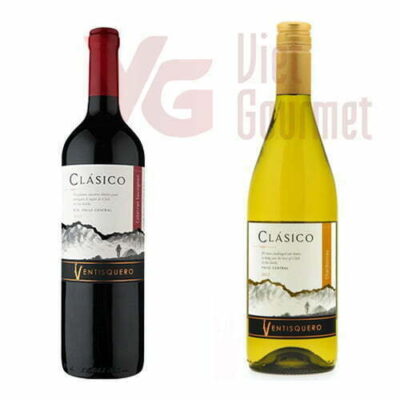 Vang Ventisquero Classico đỏ và trắng