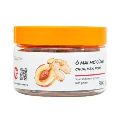 Ô mai mơ gừng chua mặn ngọt