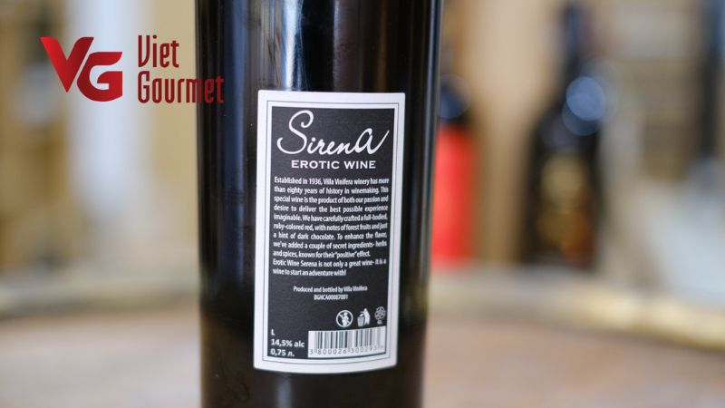 Rượu Vang Sirena Erotic Premium Wine 750ml