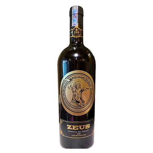 Rượu Vang Zeus Primitivo 750ml