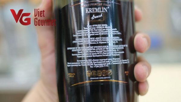 Rượu Vodka Kremlin Grand Premium - Vodka cao cấp Nga 700ml