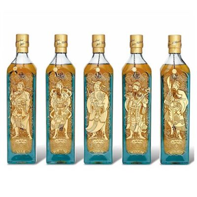 Johnnie Walker Blue Label Five God of Wealth - Ngũ Lộ Thần Tài