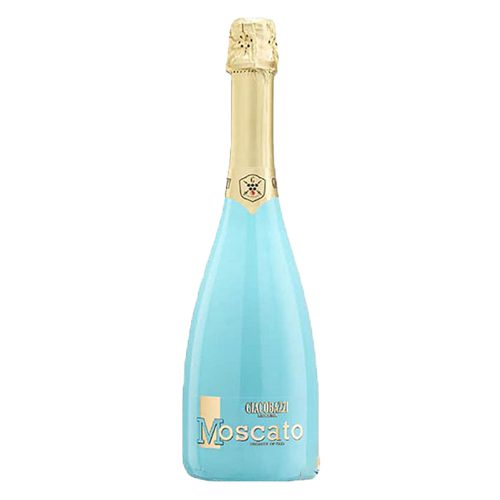Moscato Bianco Sparkling Sweet White In Blue Flute