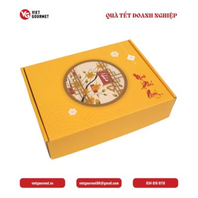 Hộp quà Tết Mai Phú Quý Vàng Hộp quà Tết Mai Phú Quý Vàng