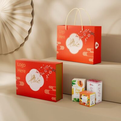 Hộp quà Tết Đại Phúc Đỏ