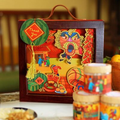 Quà Tết doanh nghiệp in logo