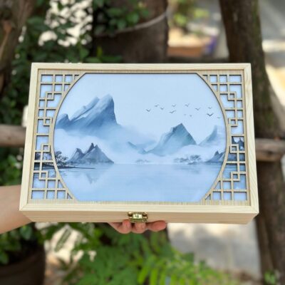 Hộp Quà Trung Thu 6 Bánh Ngọc Bích Liên Hộp quà trung thu ngọc bích liên