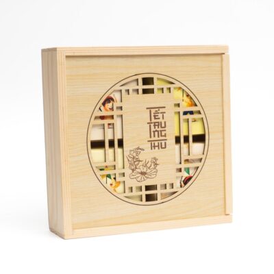 Hộp Quà Trung Thu 4 Bánh Cẩm Tú Hộp quà Trung Thu