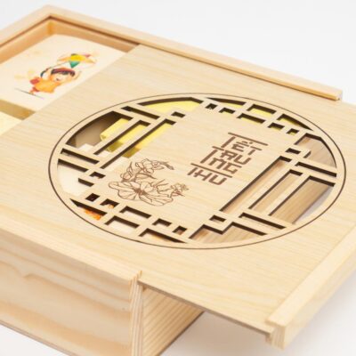 Hộp Quà Trung Thu 4 Bánh Cẩm Tú Hộp quà Trung Thu