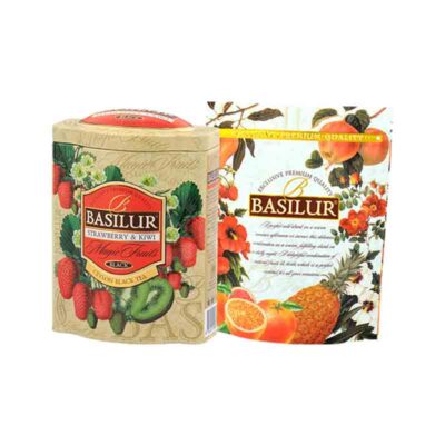 Trà Đen Ceylon Basilur Cao Cấp Vị Dâu Tây & Kiwi