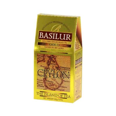 Trà Đen Ceylon Basilur Island Of Tea 100g hộp giấy