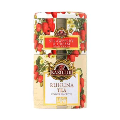 Trà Đen Ceylon Basilur Vị Dâu Kem 100g