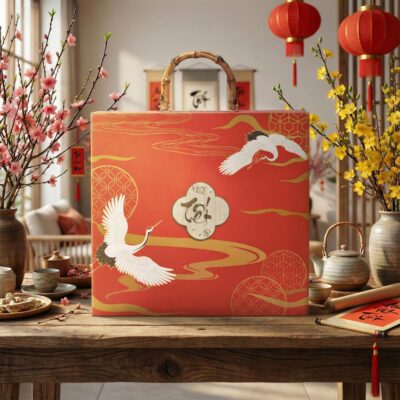 hộp quà tết song hạc