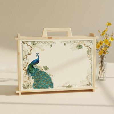 Hộp quà tết Khổng tước khai xuân