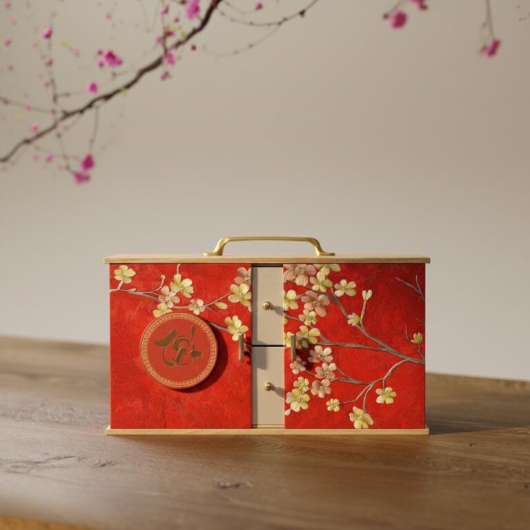 Hộp quà Tết Xuân Về Gõ Cửa