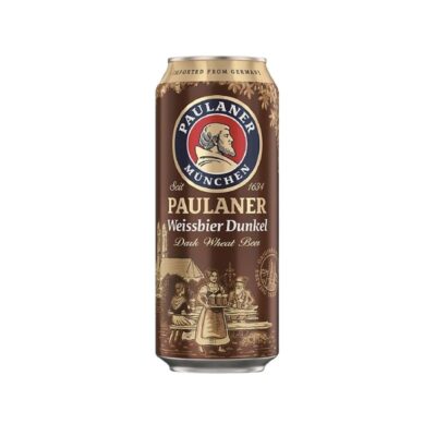 Bia lon Paulaner Weissbier Dunkel